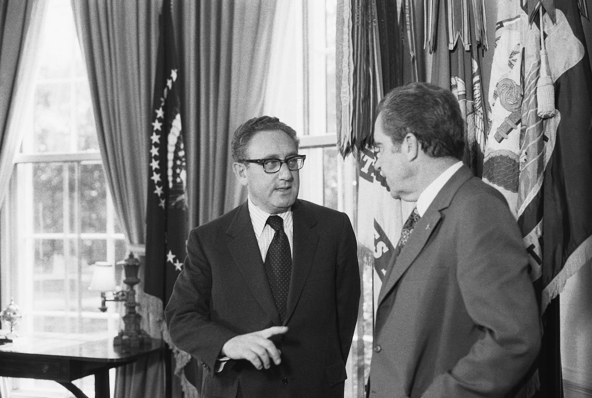 Henry Kissinger and Richard Nixon