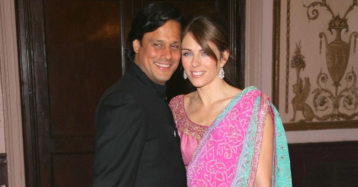 Elizabeth Hurley and Arun Nayar