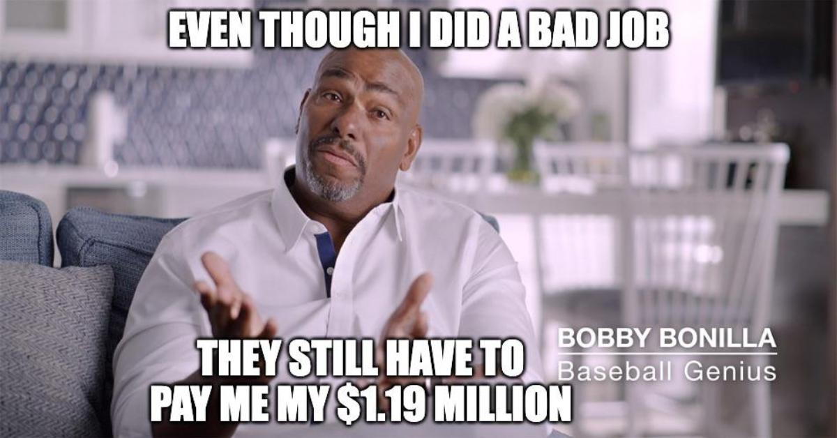Bobby Bonilla meme about his payout