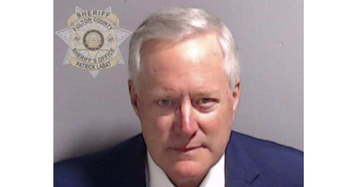 Mark Meadows mugshot from Fulton County.