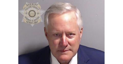 Mark Meadows mugshot from Fulton County.