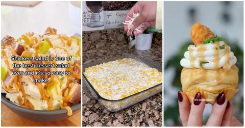 tiktok @simplystacierecipes @latelylesly @naughtyfork