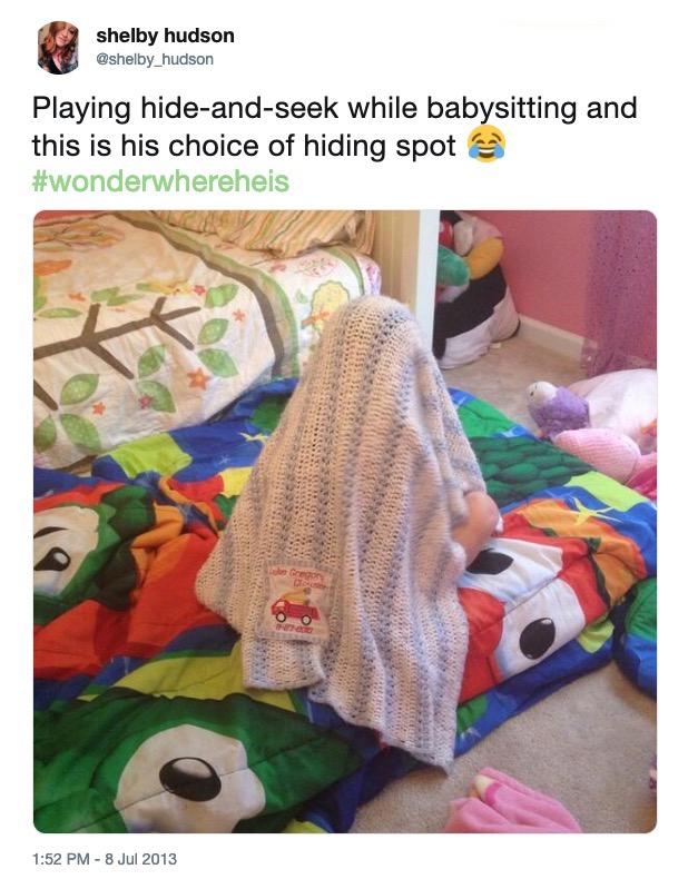 babysitter hide and seek