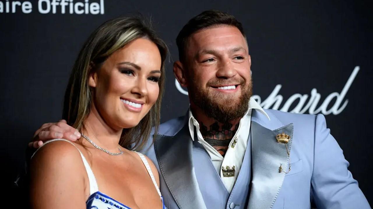 Dee Devlin and Conor McGregor attend the 'Chopard Loves Cinema' gala dinner during the 75th Cannes Film Festival 