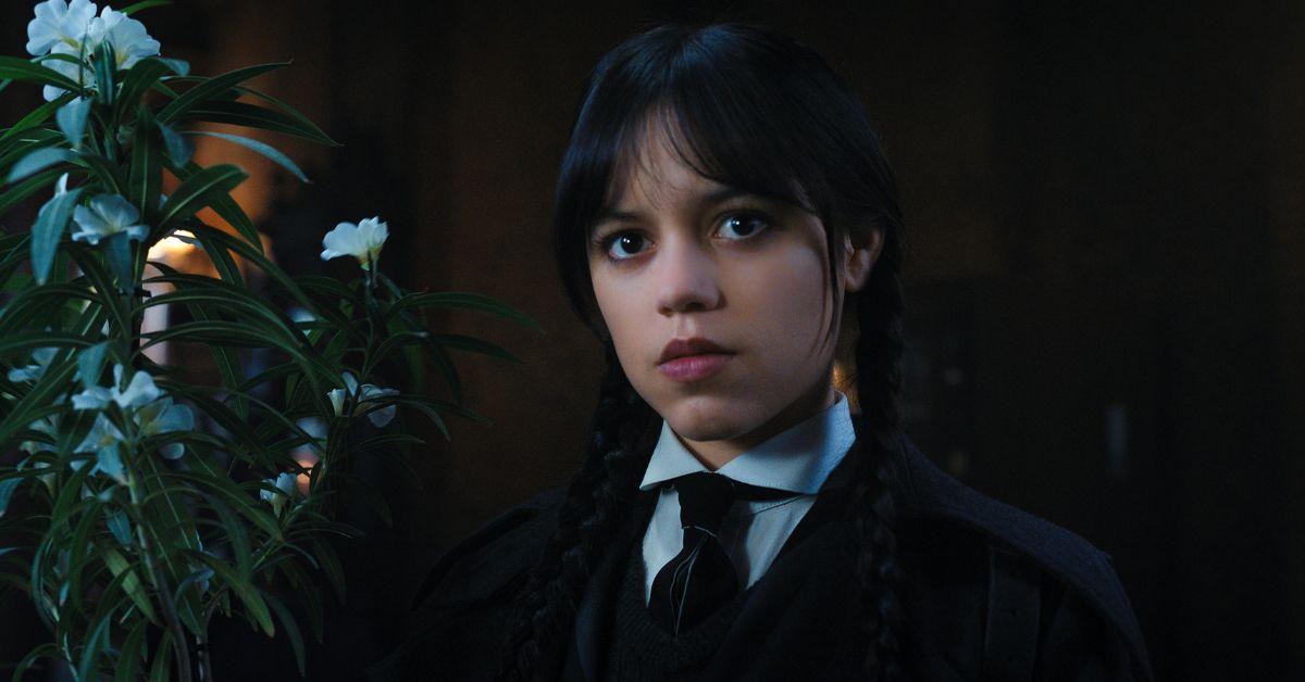 Jenna Ortega as Wednesday Addams in 'Wednesday.'