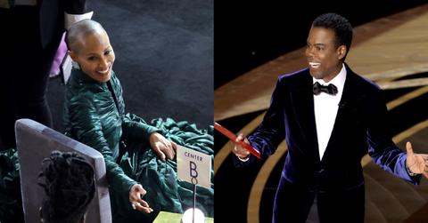Jada Pinkett Smith and Chris Rock at the 94th Annual Academy Awards.