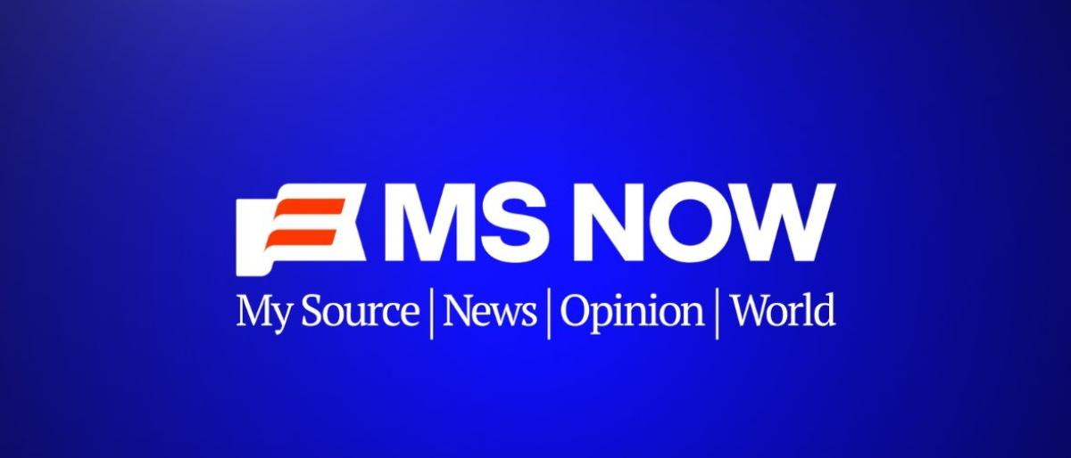 MS NOW logo for the former MSNBC network.