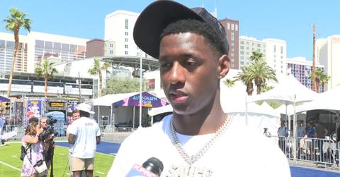 Sauce Gardner sporting his "Sauce" chain