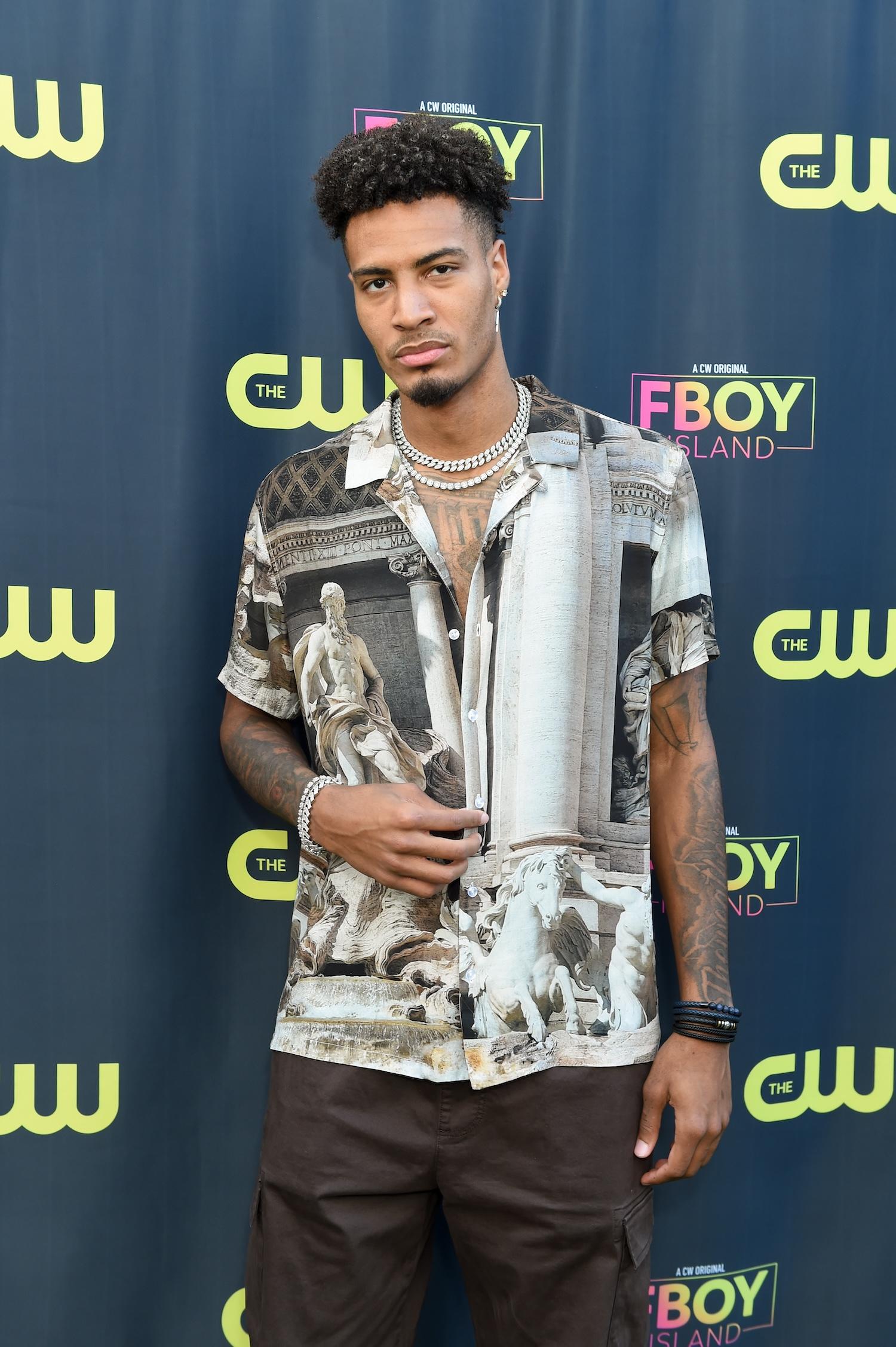CJ Weathers at the "FBOY Island" Season 3 Premiere Watch Party at Sip Lounge on October 16, 2023 in Los Angeles, California