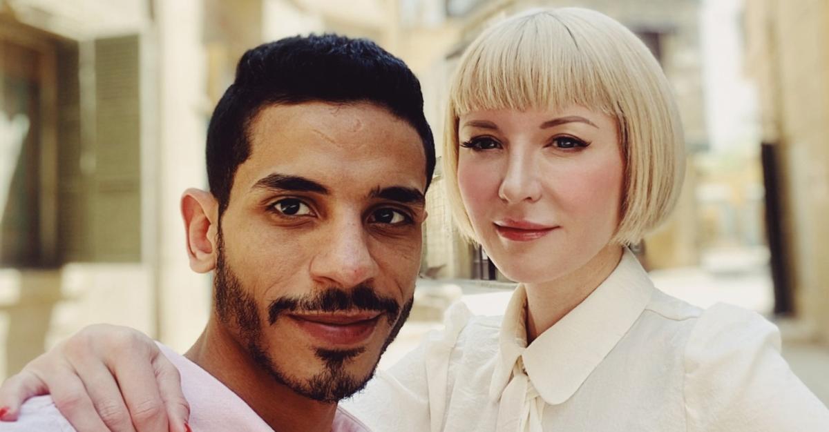 Nicole and Mahmoud from '90 Day Fiancé: The Other Way’ on a street in Egypt