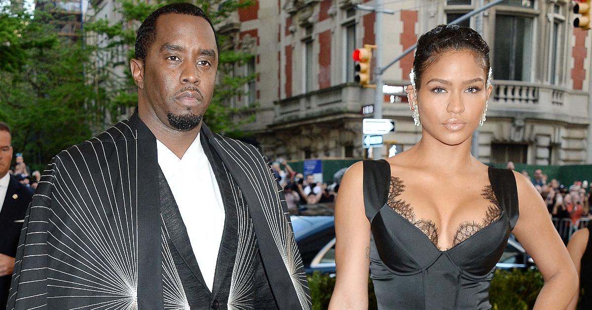(L-R): Sean "Diddy" Combs and Cassie Ventura