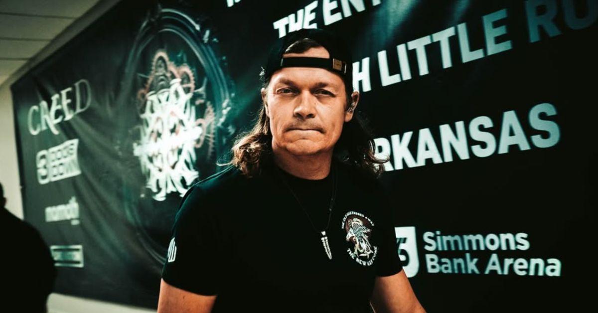 Brad Arnold looking at the camera. 