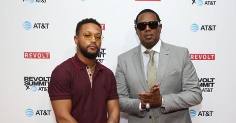 Romeo Miller and Master P attend the REVOLT X AT&T 3-Day Summit In Los Angeles.