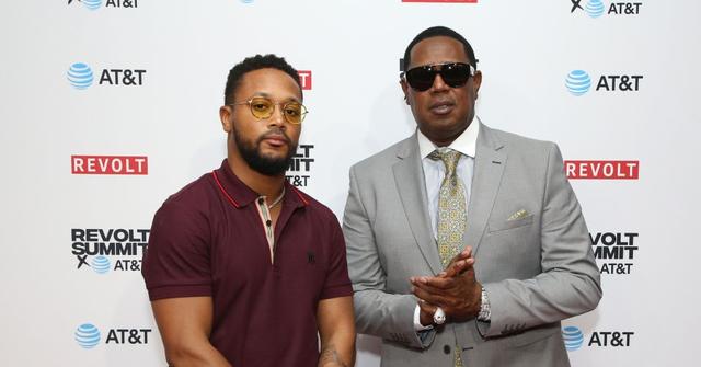 Romeo Miller and Master P attend the REVOLT X AT&T 3-Day Summit In Los Angeles.