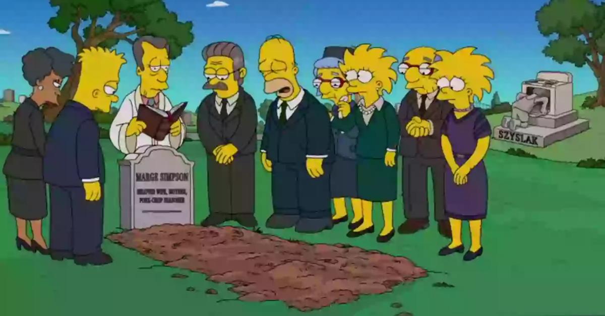 Marge Simpson's funeral