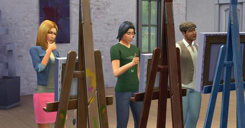 The Sims 4 Painting
