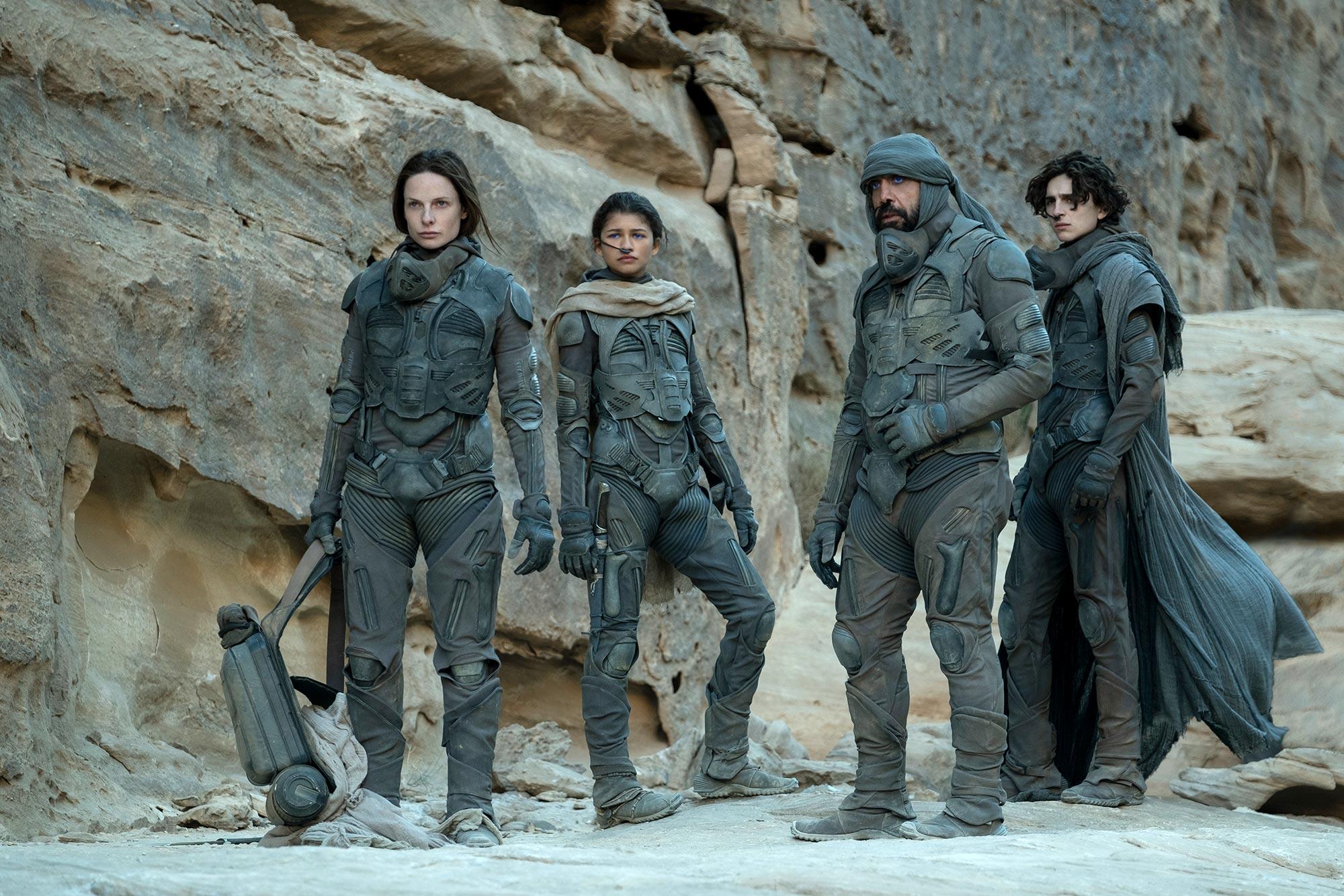 Full look at the stillsuits in 'Dune'