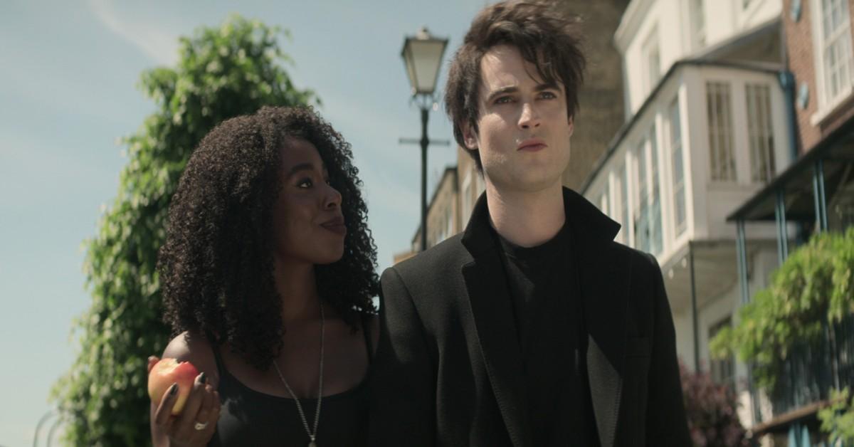 (L to R) Kirby Howell-Baptiste as Death, Tom Sturridge as Dream