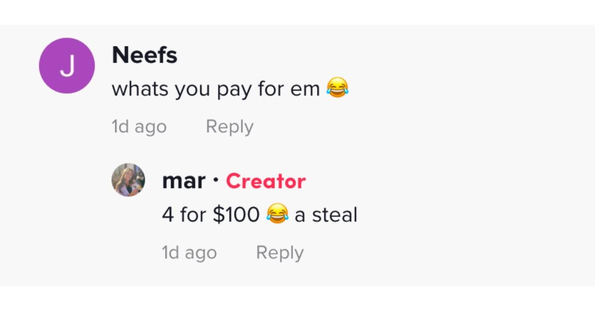 tiktok comments on mcdonalds chairs from facebook marketplace