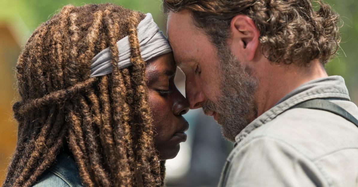 Michonne and Rick in 'The Walking Dead'