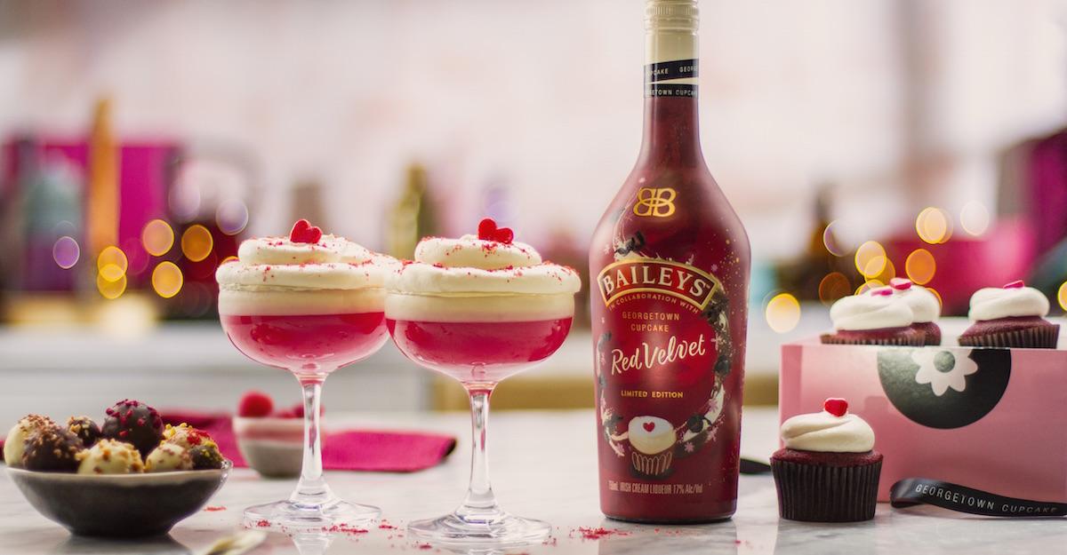 Bailey's Red Cupcake Velvet Martini