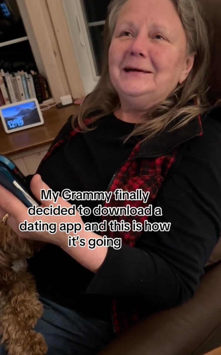 This grandma realizes she accidentally implied she was a swinger ion a dating app.