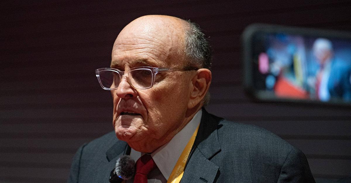 Rudy Giuliani at the 2024 Republican National Convention. 