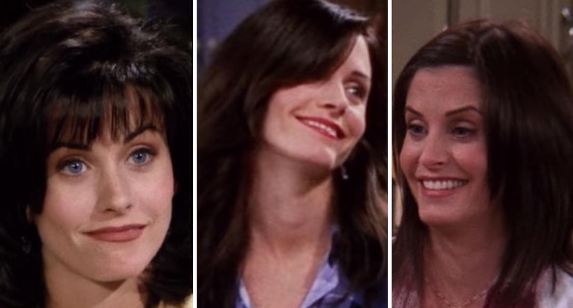 See Monica Geller's Hair Transformation From Season 1 of 'Friends'