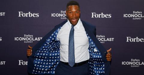 Michael Strahan attends the 2023 Forbes Iconoclast Summit.