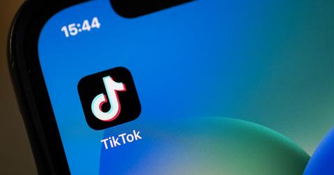 The TikTok app on a phone screen.