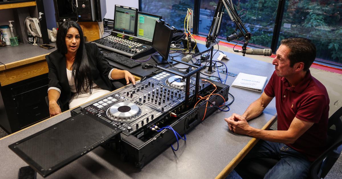 Radio Station Studio Interior