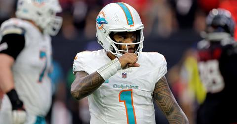 Tua Tagovailoa during a game against the Texans.