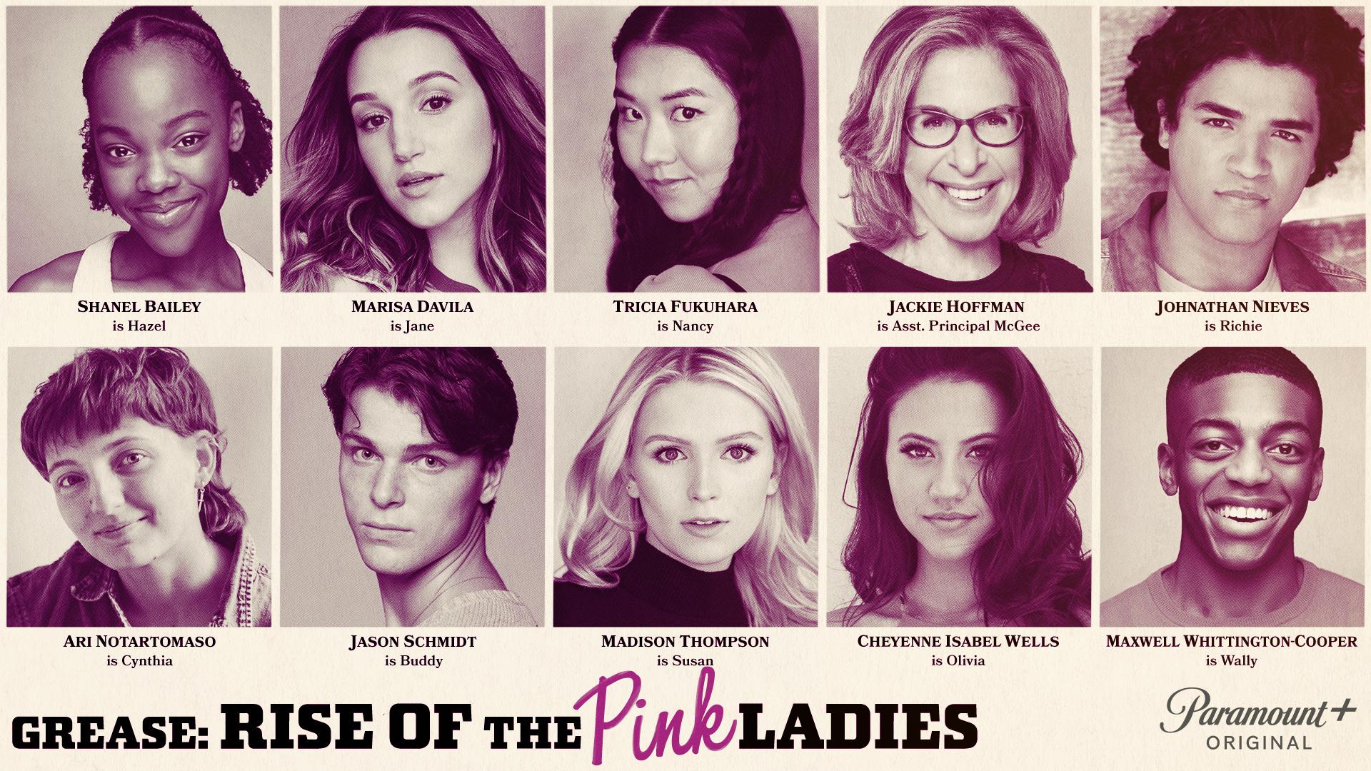 The cast of 'Grease: Rise of the Pink Ladies'