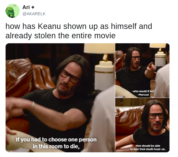 keanu tweet