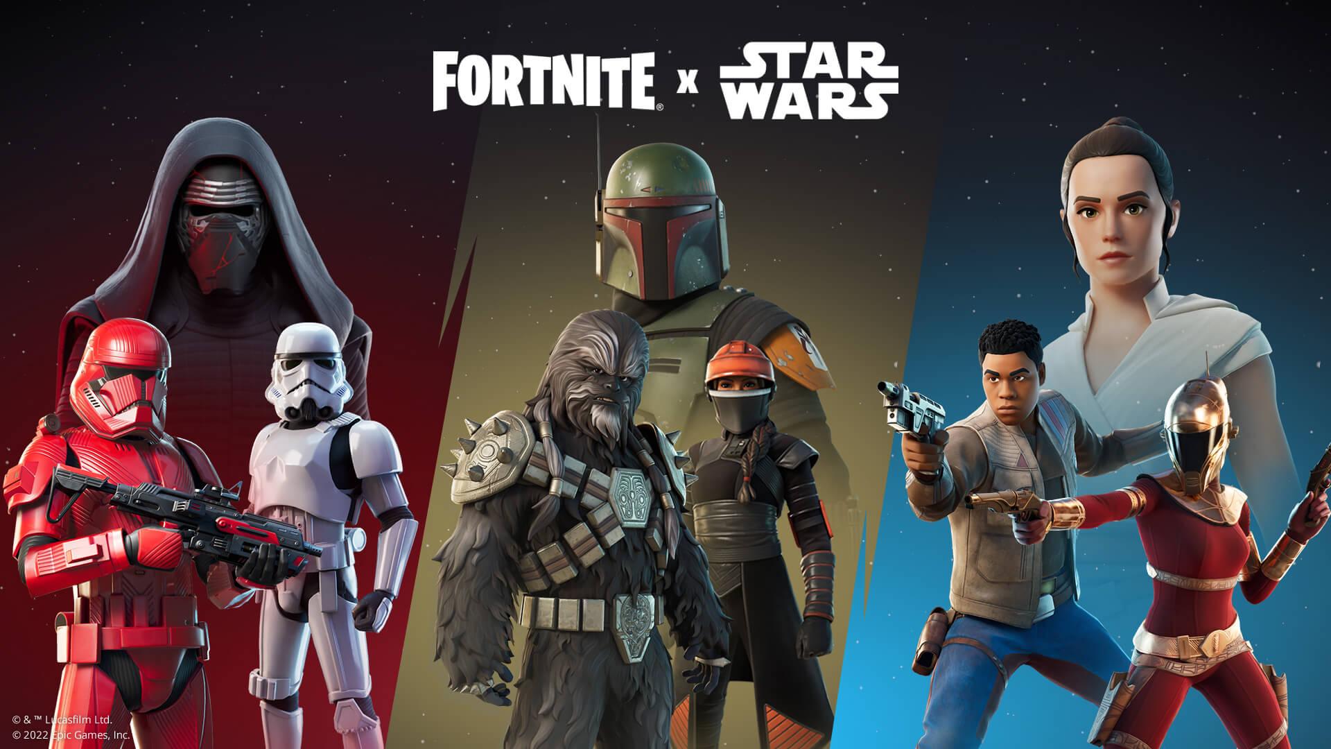 The 'Star Wars' crossover in 'Fortnite'