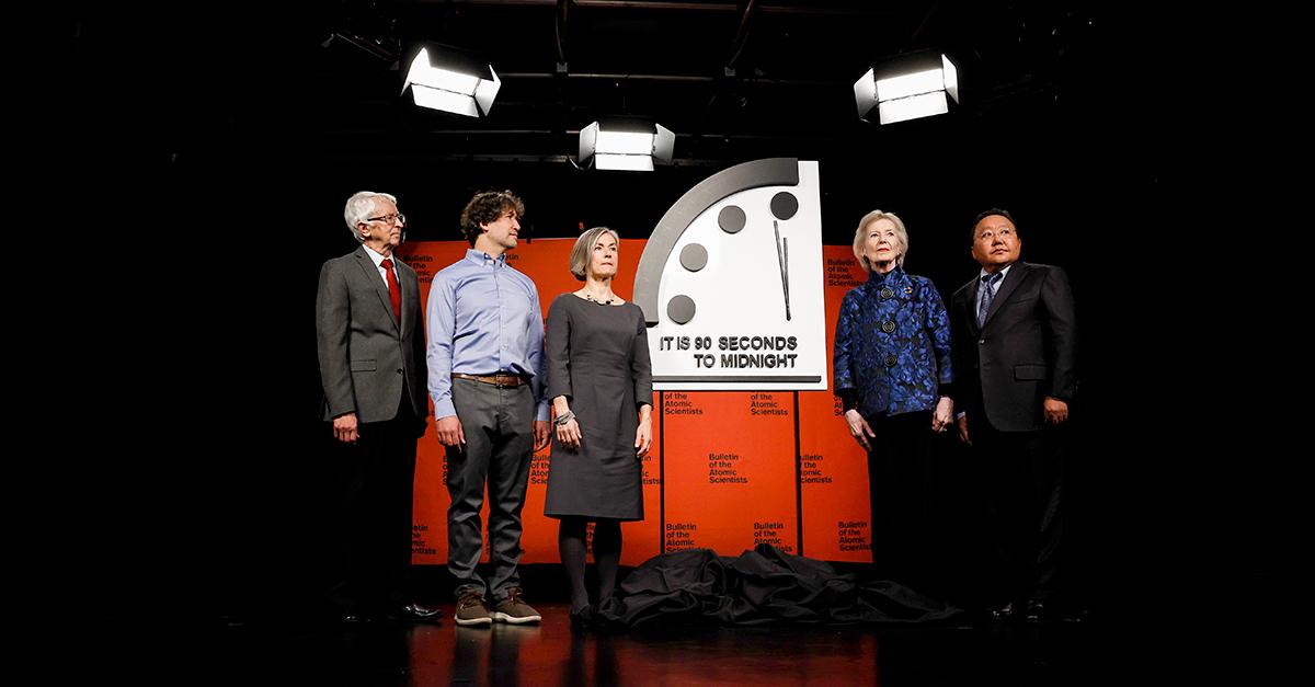 The Bulletin of Atomic Scientists sets the Doomsday Clock in 2023