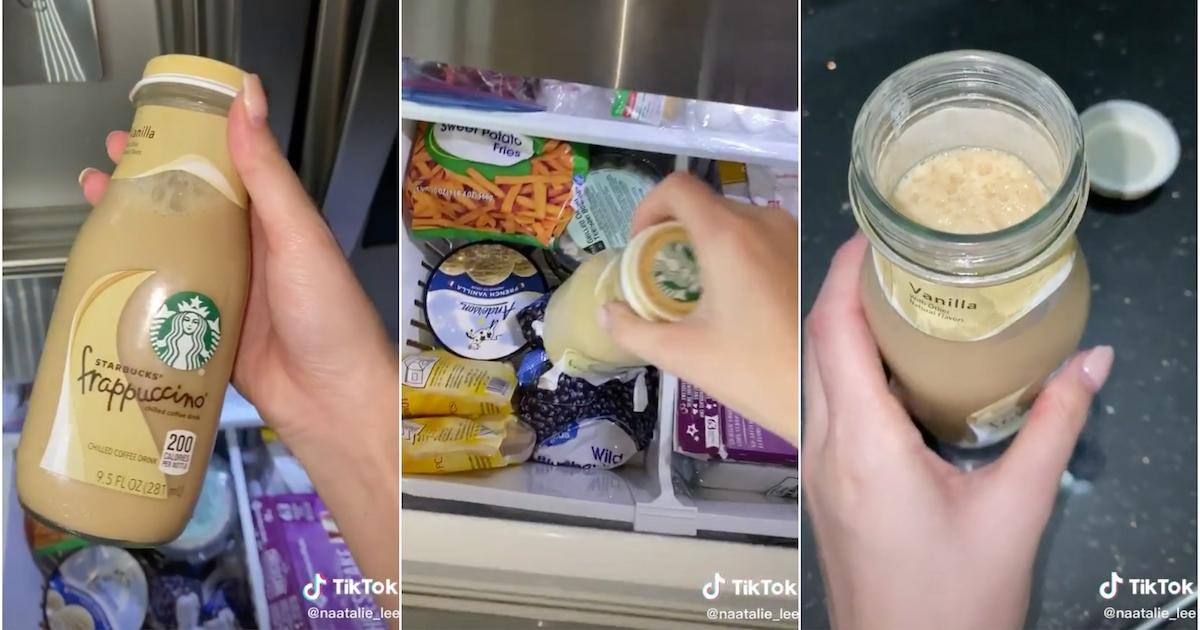 Are You Supposed to Freeze Starbucks Frappuccinos? It's a TikTok Trend