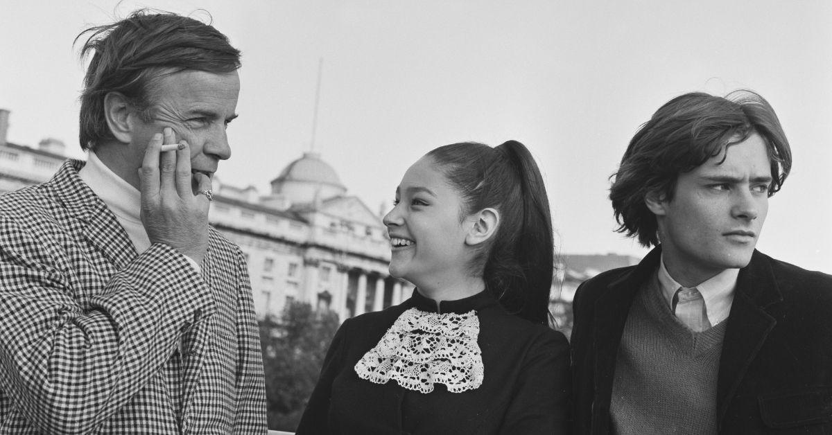 (l-r): Franco Zefferelli, Olivia Hussey, and Leonard Whiting in 1968.