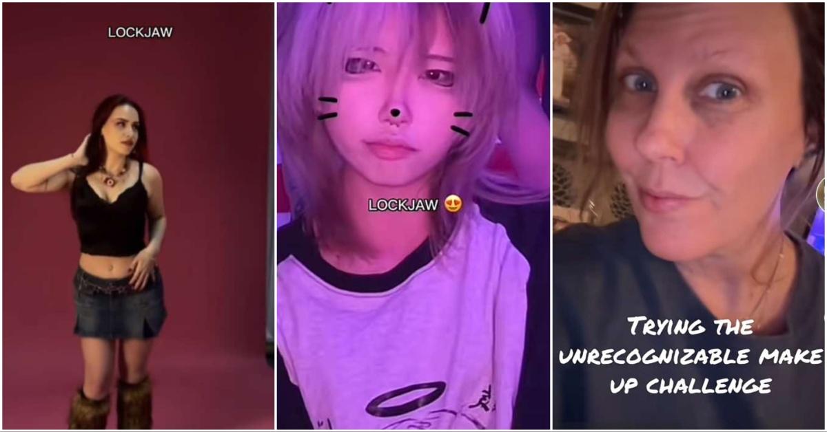 Mix Collage of TikTok users using the Lockjaw song