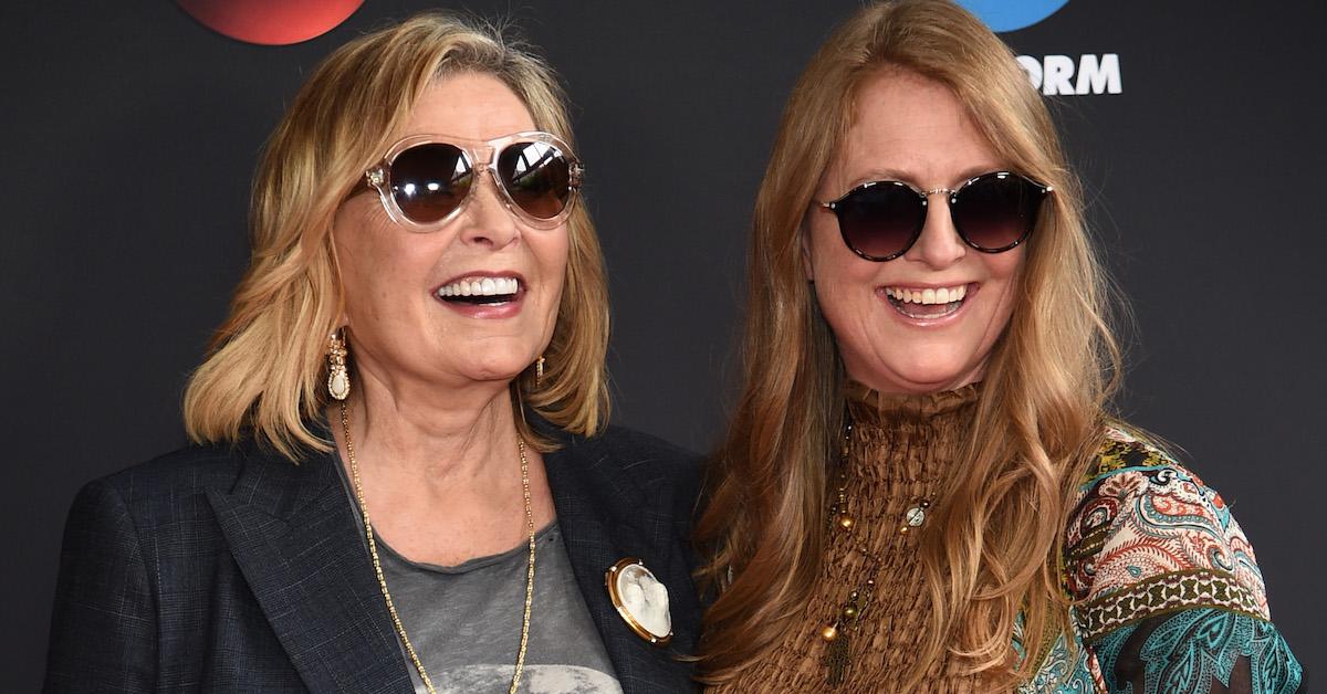 Roseanne Barr and Brandi Brown attend during 2018 Disney, ABC, Freeform Upfront at Tavern On The Green on May 15, 2018 in New York City