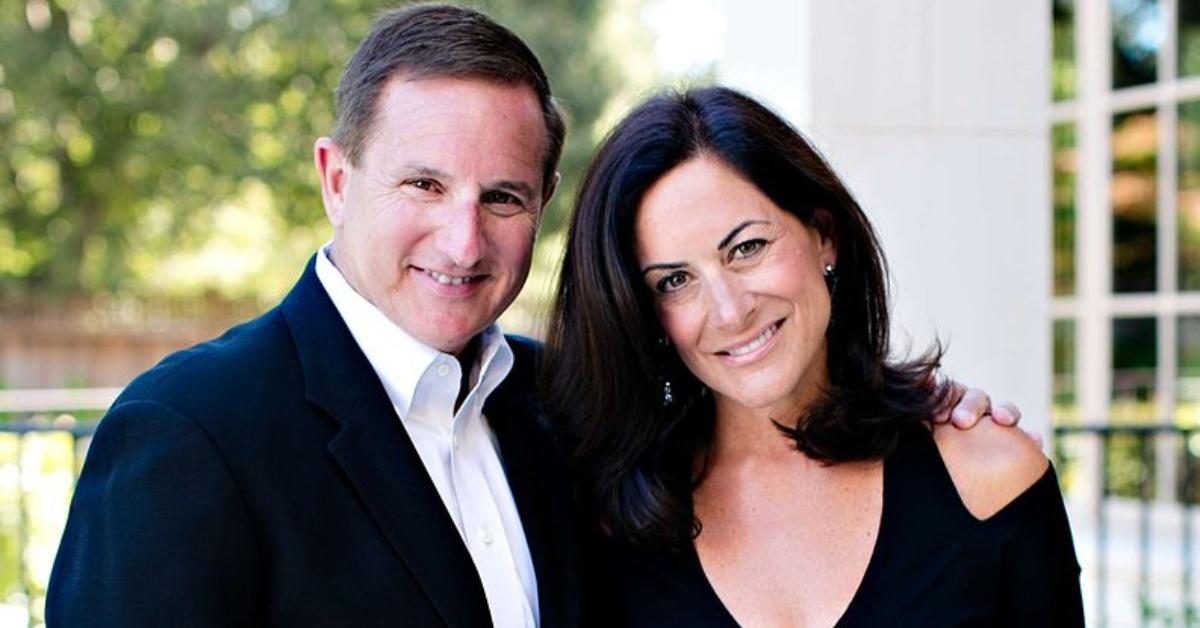 Paula Hurd with her late husband, Mark Hurd.