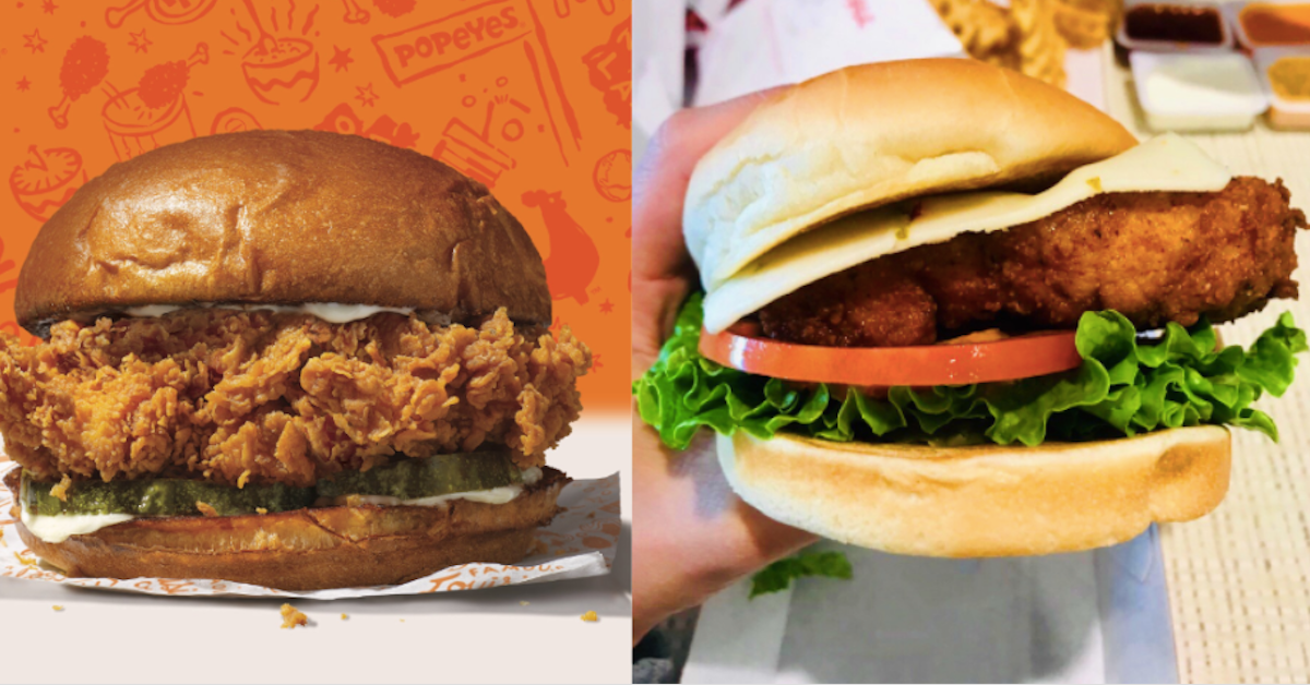 Popeyes, Wendy's, and Chick-fil-A Are Feuding About Their Chicken ...