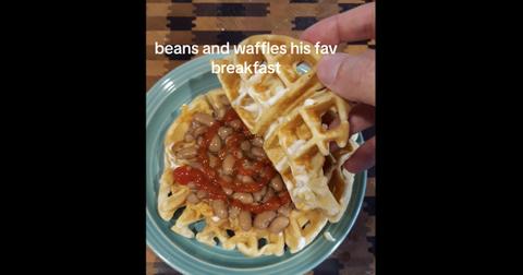 Viral post showcasing woman's "disgusting" meals she cooks for her boyfriend.