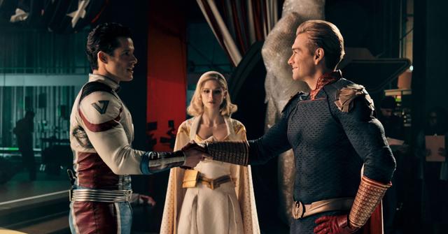 Homelander, Starlight, and Supersonic in 'The Boys' Season 3.