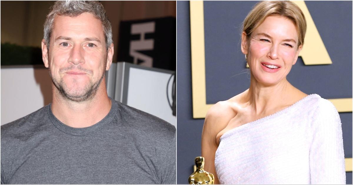 Ant Anstead and Renée Zellweger in a side by side picture