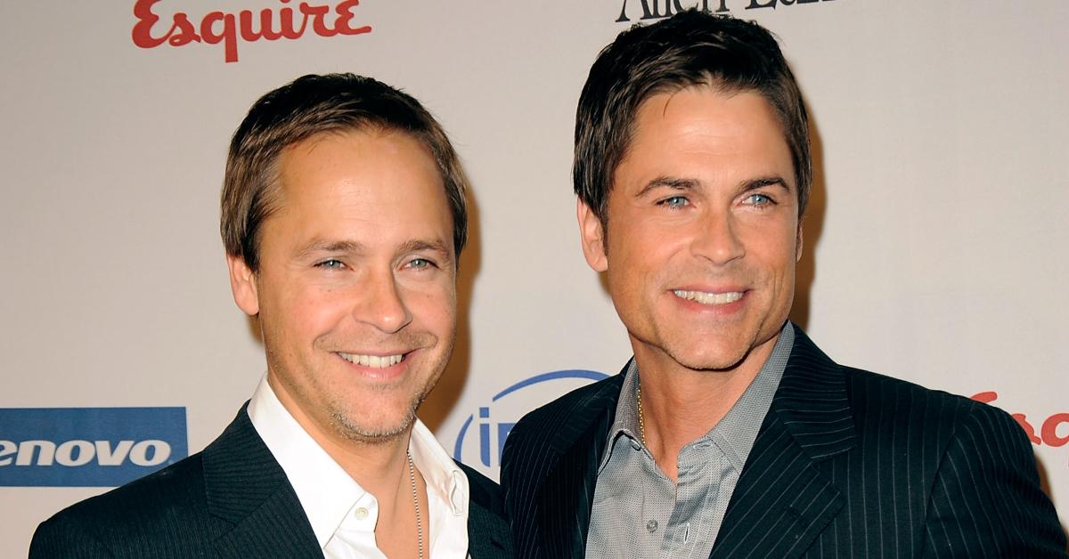 Chad Lowe and Rob Lowe attend the Hollywood Entertainment Museum's Hollywood Legacy Awards XI in 2008