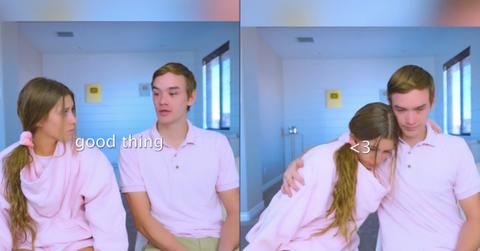 The Pink Shirt Couple break up video on TIkTok