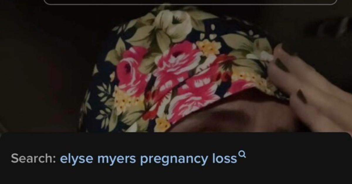 TikTok suggests Elyse Myers pregnancy loss