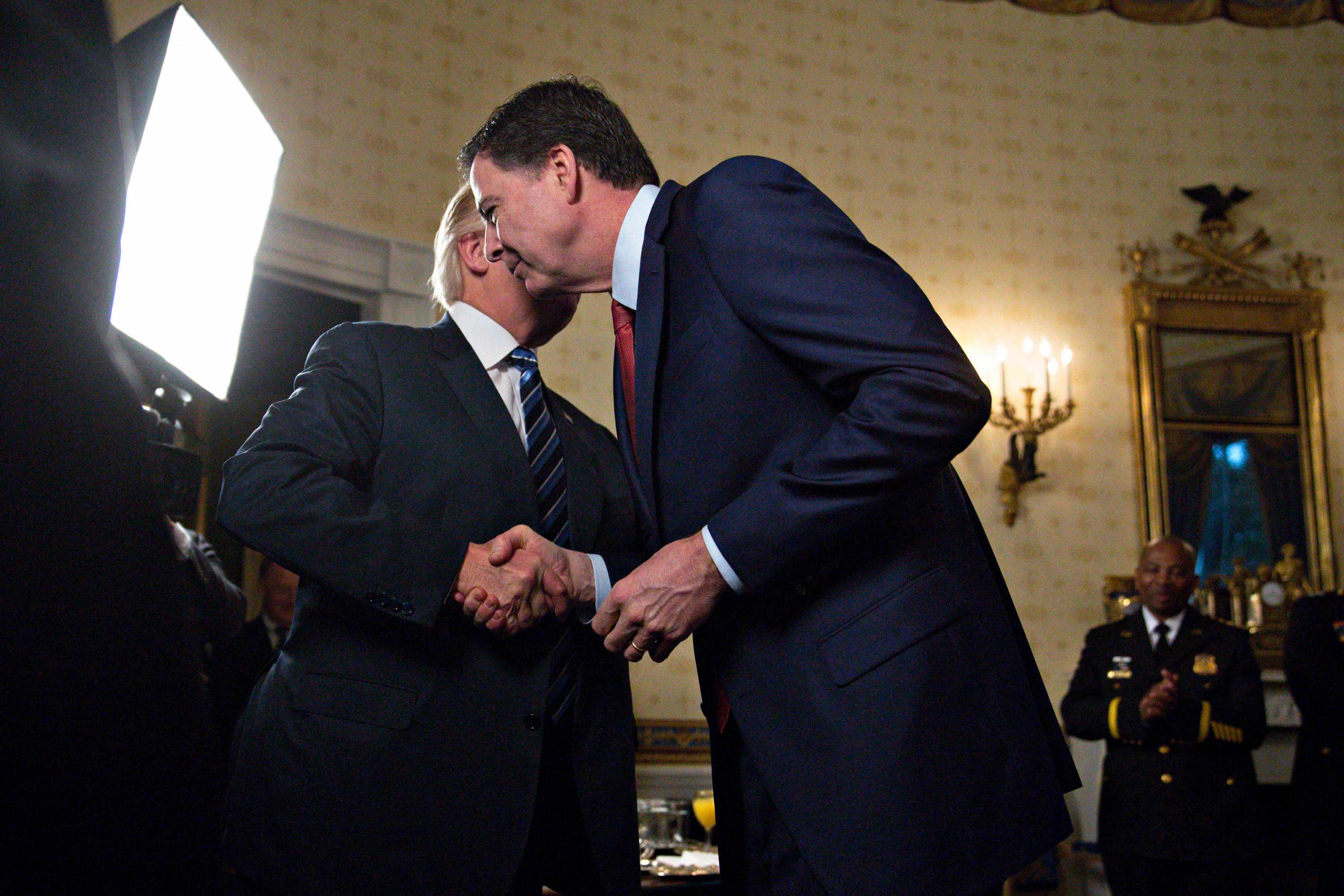 james-comey-with-donald-trump