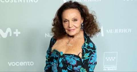 Diane Von Fürstenberg attends the Mujerhoy 2024 Awards ceremony in Madrid on October 29; 2024.